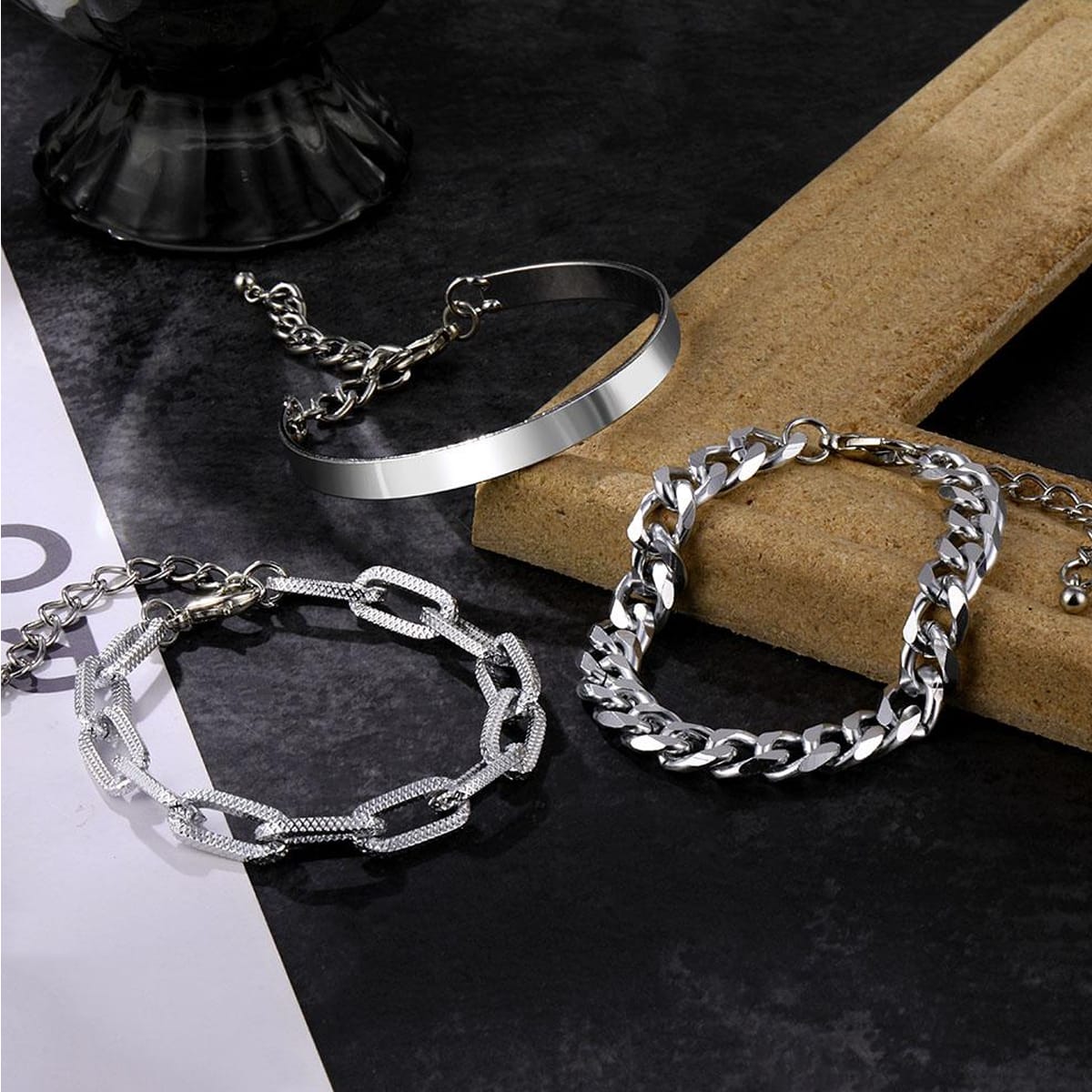 3pcs Stylish and Elegant Bracelet Set