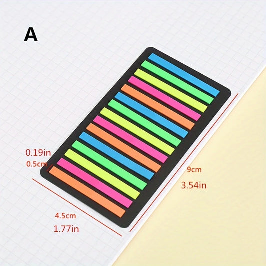 300pcs transparent highlighter tape