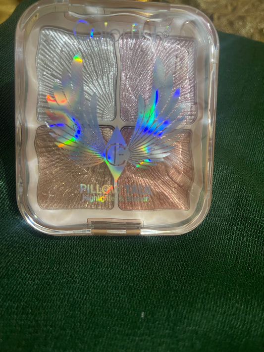 4-in-1 Compact Highlighter & Blush Palette – Glow, Sculpt & Shine