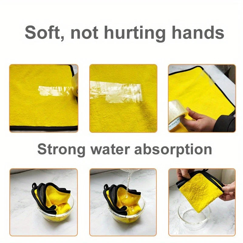 5Pcs Ultra-Fine Microfiber Cleaning Cloth
