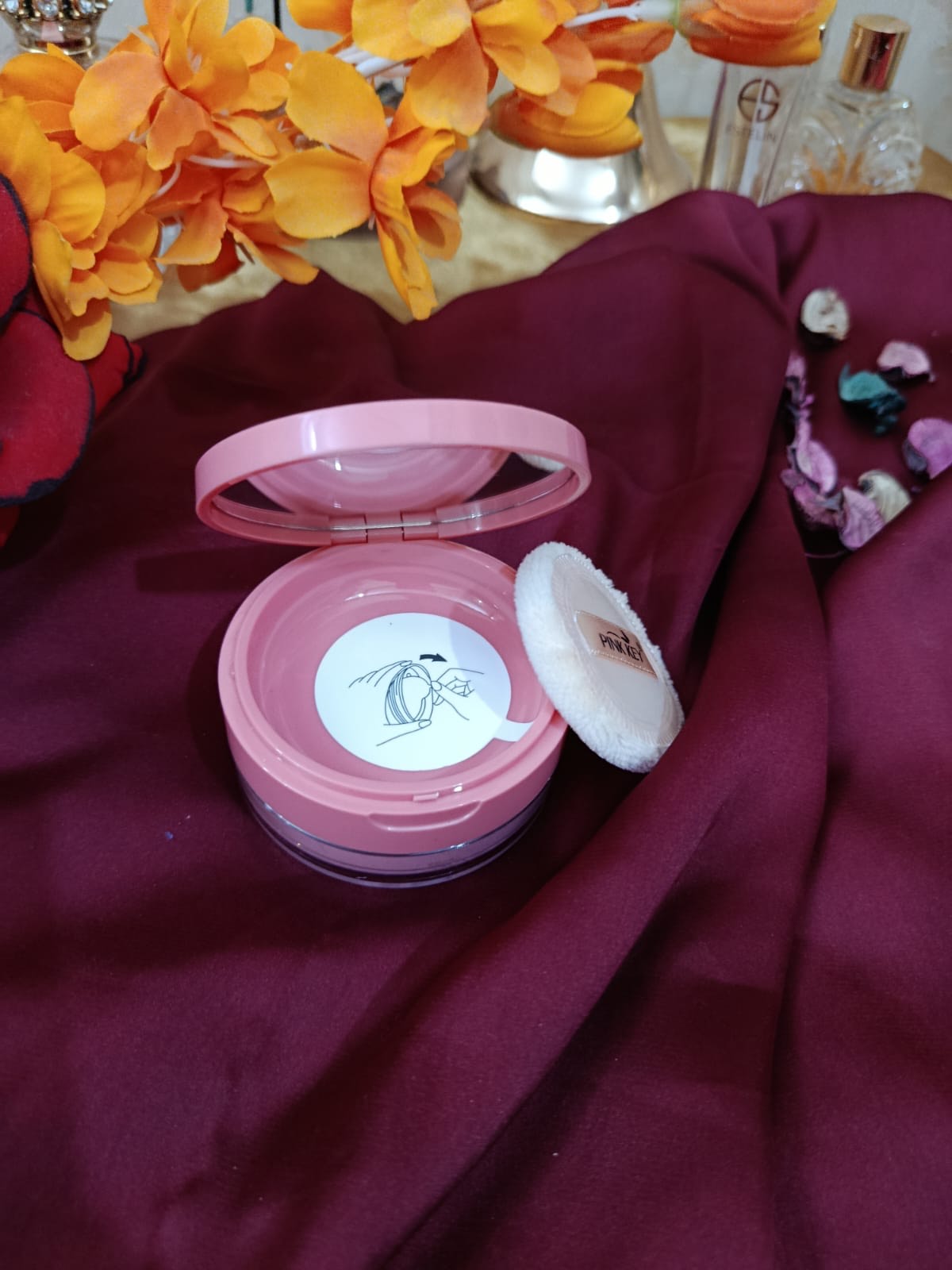 Radiant Puff Micro Glow Blush Powder – Natural Radiance, Matte Finish