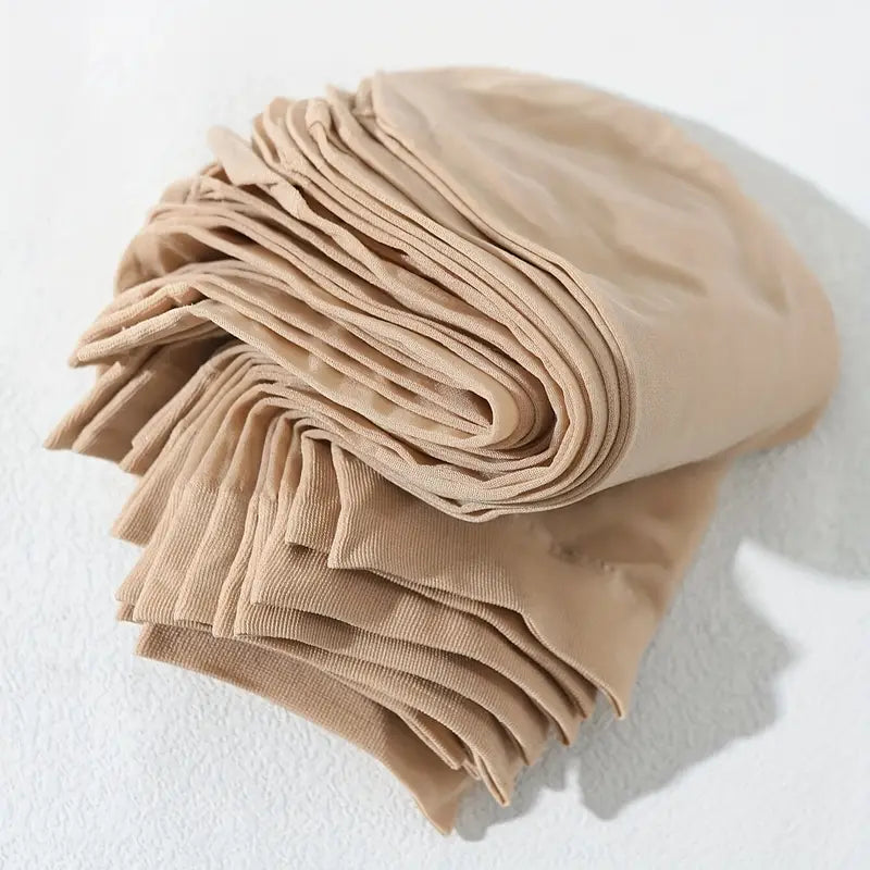 10 Pairs Women's Sheer Mid-Calf Socks - Breathable Stretch Comfort