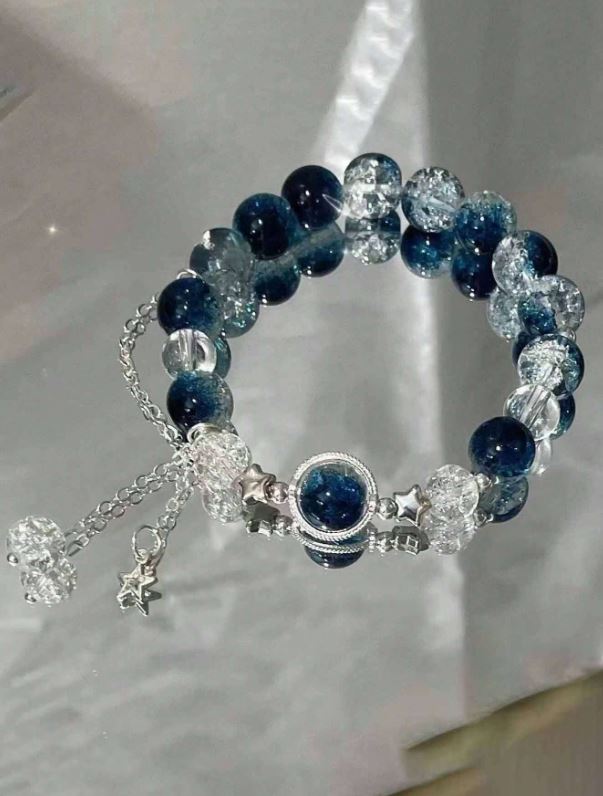 Minimalist Grey Moonlight Natural Crystal Bracelet – Versatile & Elegant