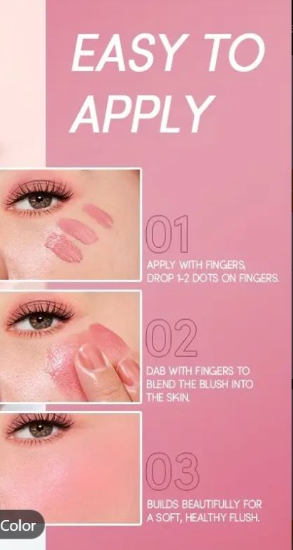 Long-Lasting Liquid Blush – Soft Pink Glow