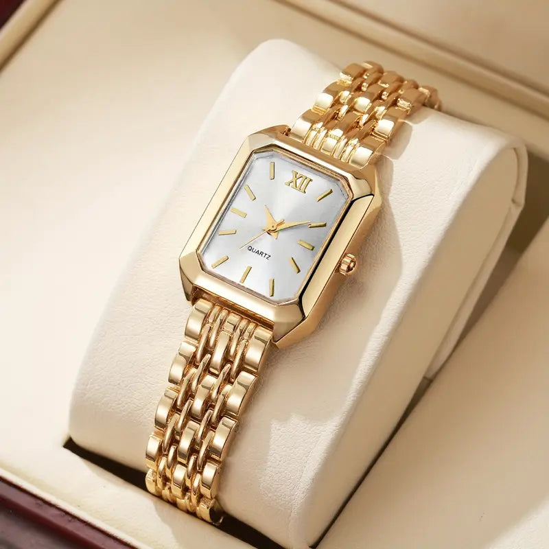Women's Business Rectangle Quartz Watch