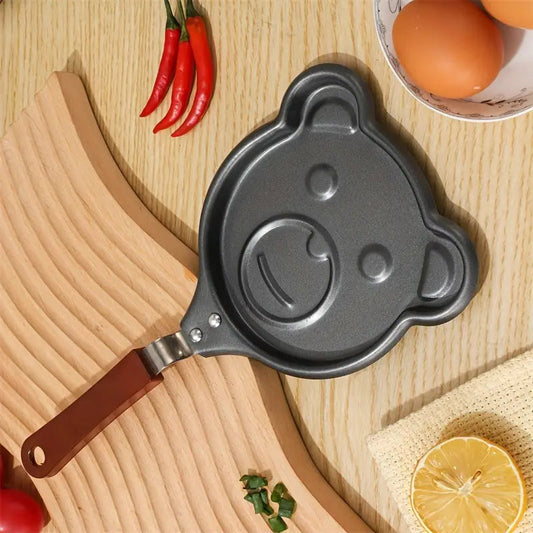 Cast Iron Mini Bear-Shaped Frying Pan