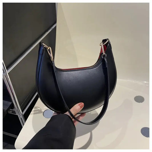 Trendy & Elegant Half-Moon Shoulder Crossbody Bag