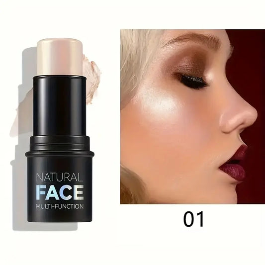 Natural Face Highlighter Stick, Multi-Function Cream for Easy Application